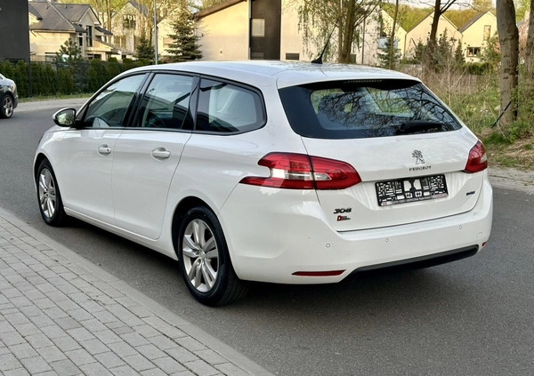 Peugeot 308 cena 38500 przebieg: 173270, rok produkcji 2016 z Chorzów małe 667